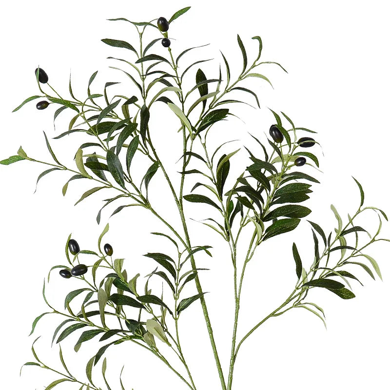 13-39in Long Tall Faux Olive Tree Branch Fake Plants Artificial Olive Branches with Olives for Home Wedding Office Shop Decor