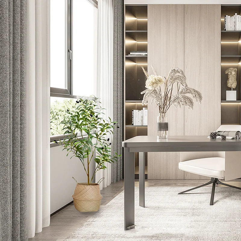 13-39in Long Tall Faux Olive Tree Branch Fake Plants Artificial Olive Branches with Olives for Home Wedding Office Shop Decor